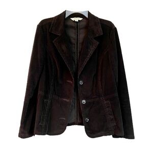 ST. JOHNS BAY, TRENDY, BLACK CORDUROY, 3 BUTTON, LIGHTWEIGHT, JACKET. SIZE L